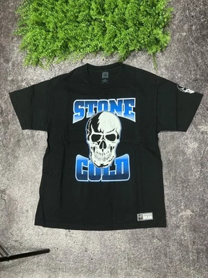 Camiseta WWE STONE COLD STEVE AUSTIN 3:16 AGUJEROS DE BARRO NEGRA Hombre Talla L Foto 1 de 4
