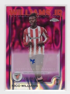 2024-25 Topps Chrome UCC - Nico Williams - Pink Lava /250 Auto - Picture 1 of 1