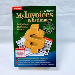 MySoftware Deluxe My Invoices & Estimate 10th Anniversary Edition CD-ROM - Picture 1 of 2