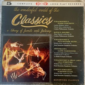 CLASSICS Tchaikovsky, Ravel, etc. (Somerset SF103) 196? stereo 5-LP box set - Picture 1 of 3