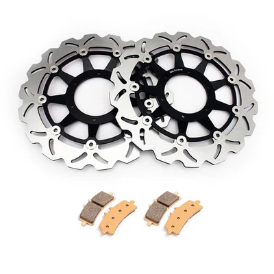 for Honda Pair Front Brake Rotors Discs Pads CBR1000RR CBR 1000 RR SP 2014 2015 Foto 1 de 4