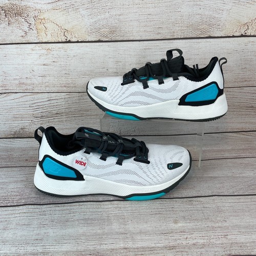 New Balance FuelCell 100 V2 Sneakers Uomo Taglia 12 2E Extra Larghe Blu Bianco