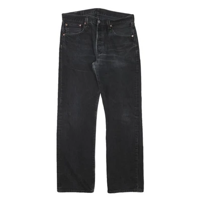 LEVI'S 501 Mens Regular Fit Straight Denim Medium W32 L30 Classic Button Fly - Image 1 of 4