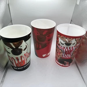 3 Wisconsin Badgers Kunststoff Stadion Getränkebecher - Bild 1 von 7