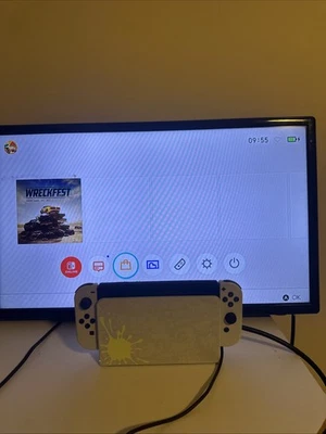 Nintendo Switch Splatoon 3 OLED DOCK ONLY - image 1 of 4