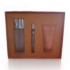 Clinique Perfectly Happy Fragrance Women's Gift Set - 3pc Perfume Lotion New - Picture 1 of 3
