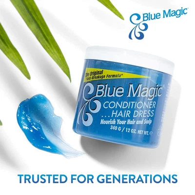 Blue Magic Conditioning Hair Dressing 12 oz, Dry, Anti Breakage, Moisturizing Foto 1 de 4
