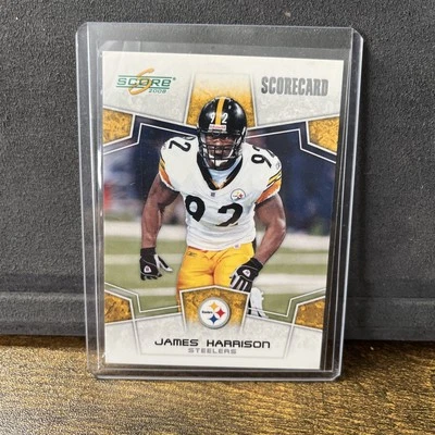 eBay 1/1 2008 Score SSP James Harrison RC 550/649 Scorecard Rookie Rare - Image 1 of 2