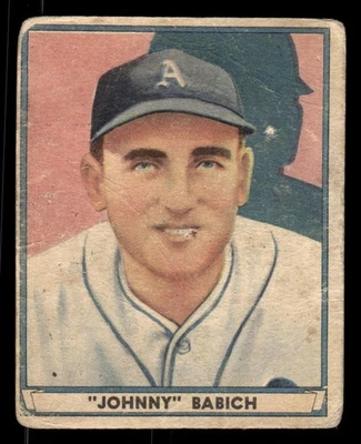 1941 PLAY BALL JOHNNY BABICH 40 POOR BASEBALL PHILADELPHIA ATHLETICS - Image 1 of 2