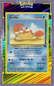 🌈Krabby - Fossile Edition 2 - 51/62 - Carte Pokemon Française - Picture 1 of 1