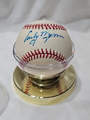 Balón Oficial Early Wynn Autografiado MLB Béisbol Liga Americana Firmado 1979 Foto 1 de 4