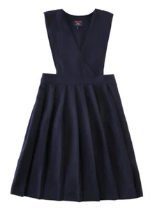 Smith's American Girls' Pleated Jumper Color: gray Size: 10 - Picture 1 of 14