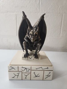 Gargoyles metal gargoyle & resin rune jeweley/trinket boxby zoei 9.5" tall - Picture 1 of 10