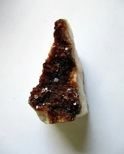 Inusual geoda de citrino natural pie ornamento cristal - Imagen 1 de 7