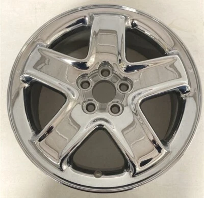 Usado OEM Dodge Stratus 4 puertas sedán aluminio 16" 5 radios rueda cromada 2001-03  Foto 1 de 4