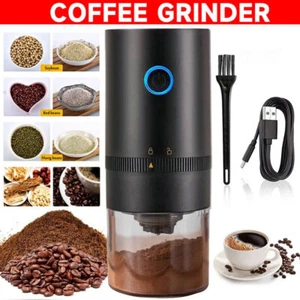 Electric Coffee Grinder Grinding Mill Bean Nut Spice Herbs Blender Machine USB - Picture 1 of 17