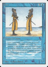 Clone Unlimited HEAVILY PLD Blue Uncommon MAGIC THE GATHERING MTG CARD ABUGames
