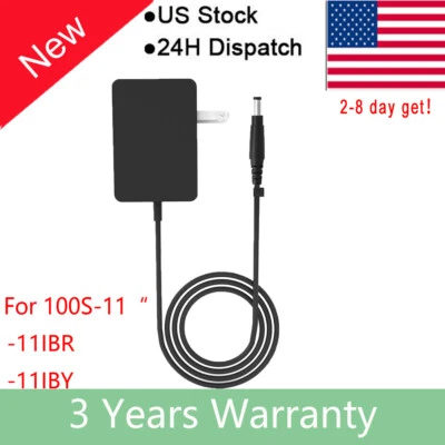 100% Nuevo Para Lenovo Ideapad 100S-11IBY 80R2 Cable Cargador Adaptador de CA Cable de Alimentación Foto 1 de 4