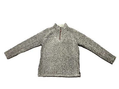 Chaqueta Pullover Polar True Grit 1/4 Cremallera Punta Escarchada Pila, Para Hombre Talla Pequeña” Foto 1 de 4