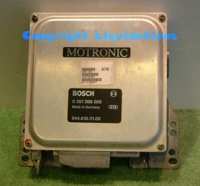 Porsche 944 2.5 8v 1983-1985 Engine ECU 944.618.111.00 - Bosch # 0261200006 - Image 1 of 2