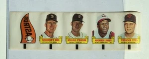 1966 Topps Rub Off Uncut Strip Frank Robinson Lolich -  - Bild 1 von 2