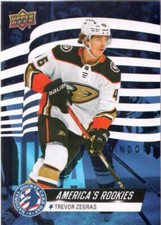 2021-22 Upper Deck National Hockey Card Day USA #USA4 Trevor Zegras