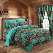 THE WOODS Premium Microfiber CAMO 4 Pcs Printed Sheet Set 