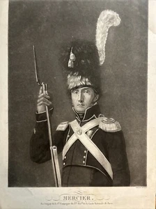 Francia; Garde Nationale de Paris,”Mercier” 1823 Sergente - Imagen 1 de 9