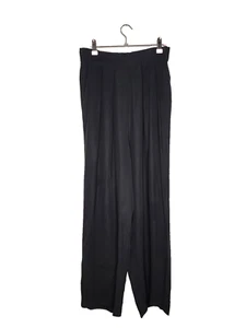 1980s Donna Karan Vintage Pleated Pants in Black Size 8 - Picture 1 of 7