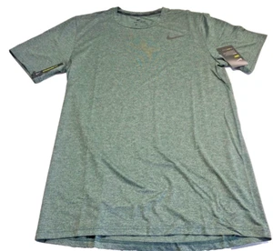 Men's Nike Dry Fit Training S/S T-Shirt Forest Hunter Green Standard Size M NEW - Picture 1 of 5