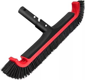 UrchinDJ 17.5" Heavy Duty Curved Edge Nylon Pool Brush for Pool Walls & Floor - Picture 1 of 6