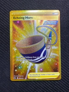 Echoing Horn - 225/198 Chilling Reign (Pokemon) Gold Secret Rare - Picture 1 of 2