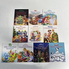 10-PACK Disney mini books 4x4.75" NEW Christmas Cars Bugs Life Ariel Pinocchio
