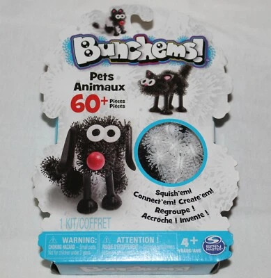 Bunchems Pets Animaux 60 piezas Kit de manualidades de actividad táctil más ~ Nuevo en caja - Imagen 1 de 4