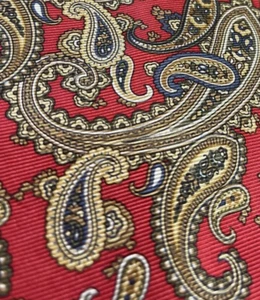 RED JOS. A. BANK. HIGH END DRESS SUIT DESIGNER NECKTIE TIE FREE SHIPPING - Picture 1 of 4