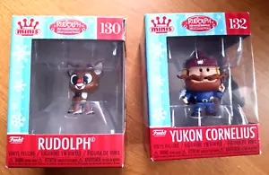 Funko Minis YUKON CORNELIUS #132 & RUDOLPH #130 NIB - Picture 1 of 2