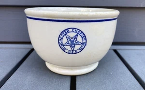 De colección Orden de Estrella del Este OES Masónico Mayer China Cuenco Restaurante Vajilla Misa - Imagen 1 de 6