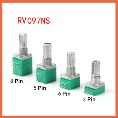 RV097NS Audio Potentiometer Dual Dreh-Poti Lautstärkeregler 5K 10K 20K 50K 100K - Bild 1 von 4