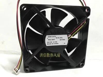 D08K-24TU 58B (AX) DC24V 0.13A 80*25mm Inverter Cooling Fan - Image 1 of 3