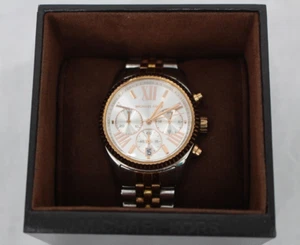 MICHAEL KORS Wrist Watch Ladies Lexington Chronograph Tri Tone MK5735 - Picture 1 of 5