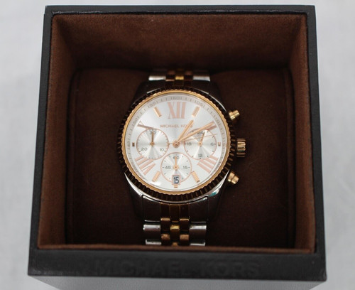 MICHAEL KORS Orologio da polso Donna Lexington Cronografo Tricolore MK5735