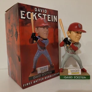 DAVID ECKSTEIN BOBBLEHEAD St. Louis Cardinals MLB Dinner On The Diamond 2018 SGA - Picture 1 of 8