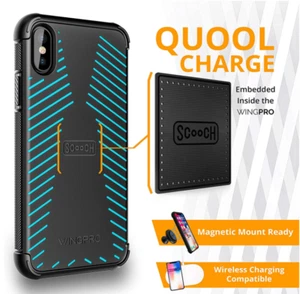 Scooch WINGPRO Case for Apple iPhone X / iPhone Xs - Ultramarine (Black/Blue) - Picture 1 of 3
