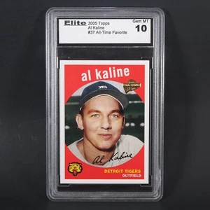 2005 Topps All Time Fan Favorites #37 Al Kaline Tigers GMA Elite Gem MT 10 - Picture 1 of 2