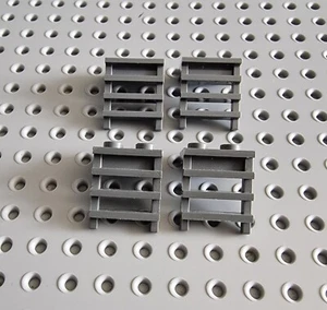 LEGO Eisenbahn Zug Train Leiter Treppe 1x2 neu dunkelgrau 4 Stück 4175 K049 - Bild 1 von 1