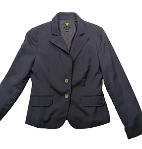 Blazer de lana de dos botones azul marino J.Crew para mujer 6 trajes - Imagen 1 de 15