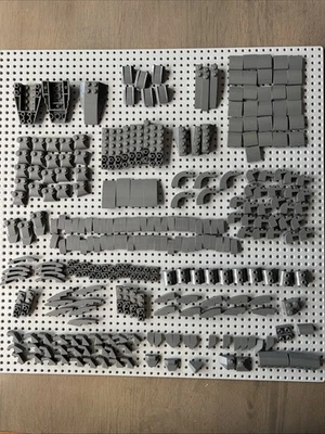 275 LEGO Dark Bluish Gray Curved Slope Inverted Star Wars Spaceship Castle MOC - Image 1 of 4