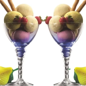 2er Set Eisbecher Capri Cocktail 360 cc aus Glas - Bormioli Rocco - Eisdiele - Bild 1 von 2