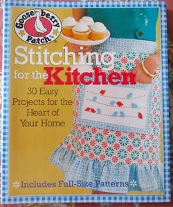 Gooseberry Patch STITCHING for the KITCHEN 30 Full Sz Pattern Apron Hot Pad Book - Picture 1 of 10