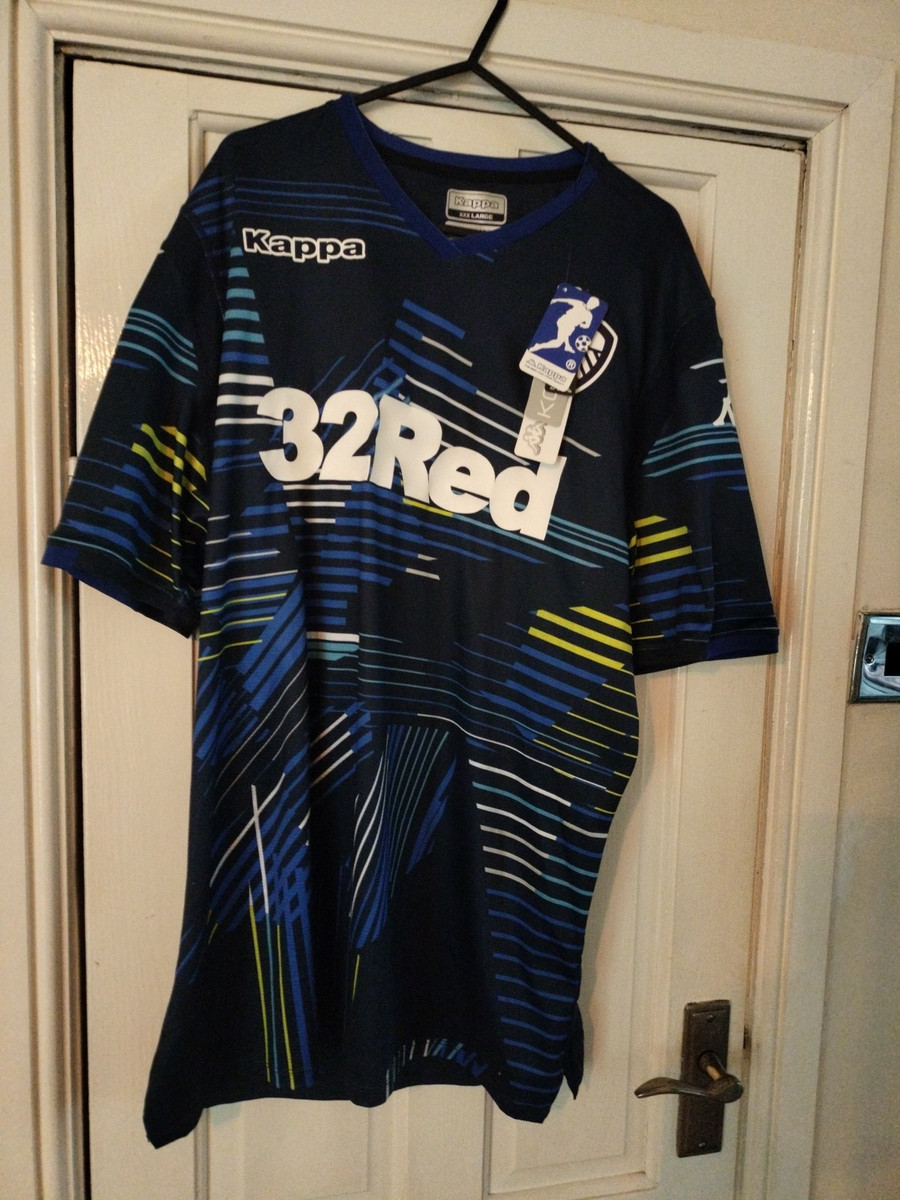 Kappa Leeds United Away Memorabilia Football Shirts (English Kappa Leeds United Away Memorabilia Football Shirts (English